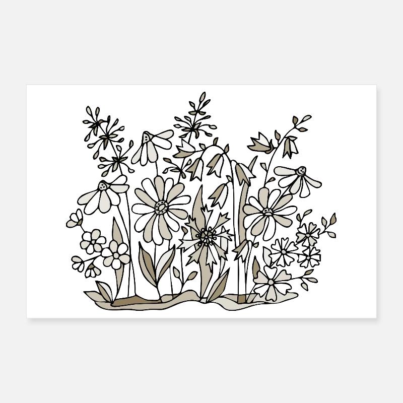 Fleur Poster 30 x 20 cm