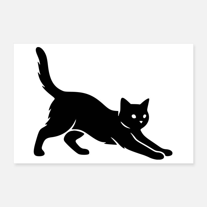 cat Poster 12" x 8" (30x20 cm)