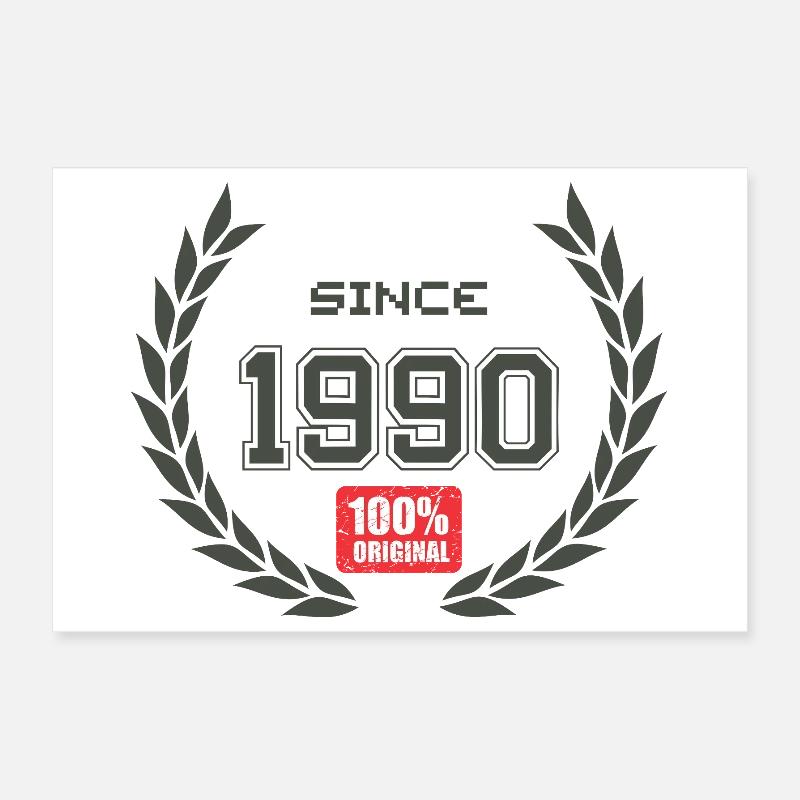 Since 1990 100% original Poster 30 x 20 cm