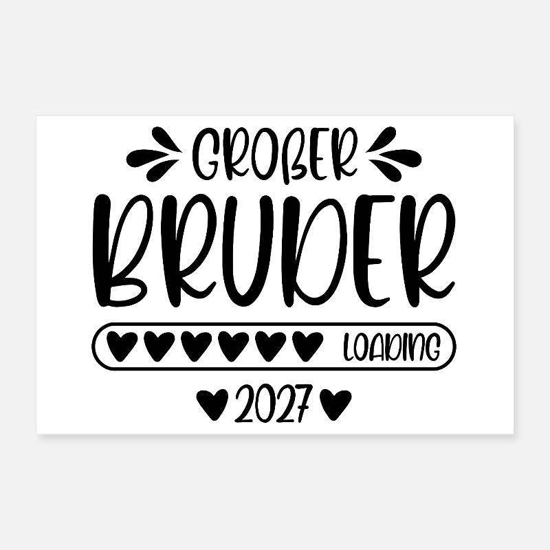Großer Bruder 2027 loading Poster 30x20 cm