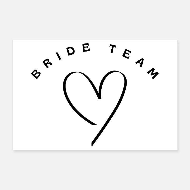 Bride Poster 12" x 8" (30x20 cm)