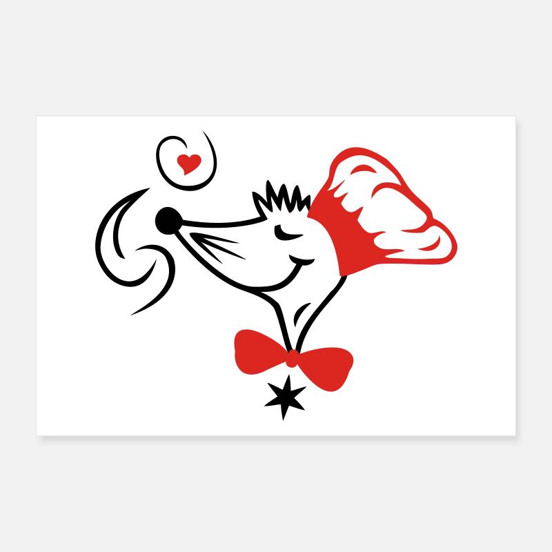 Star chef Poster 12" x 8" (30x20 cm)