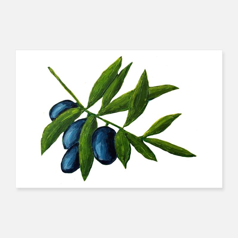 Oliven Poster 30x20 cm