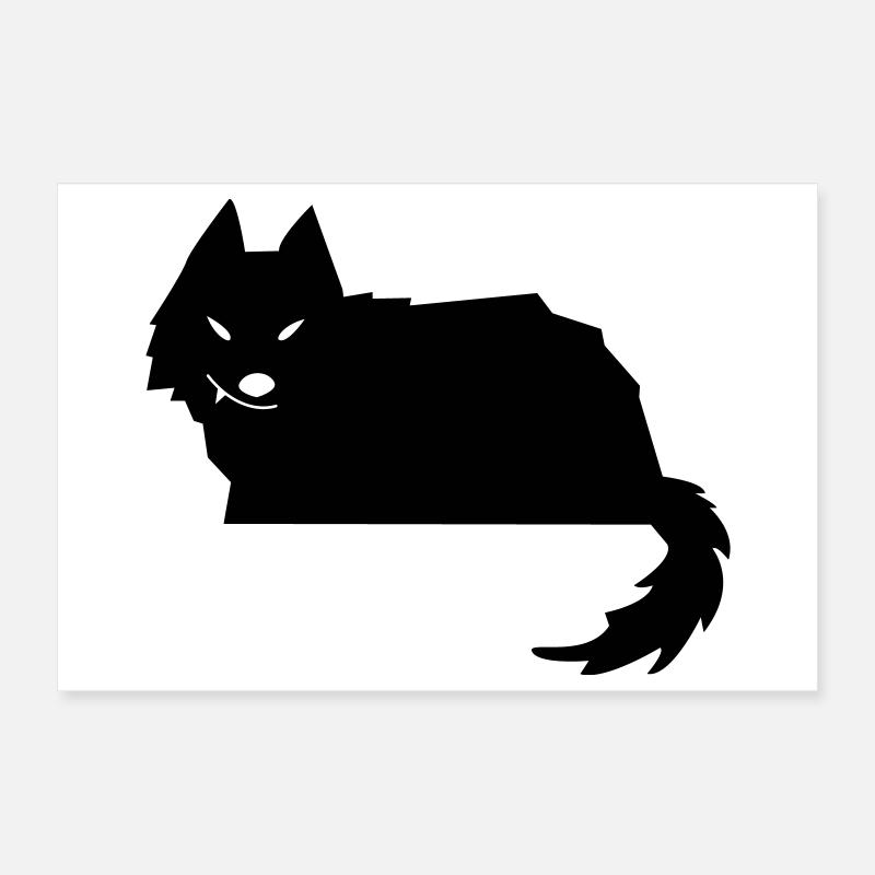 Wolf Poster 30x20 cm