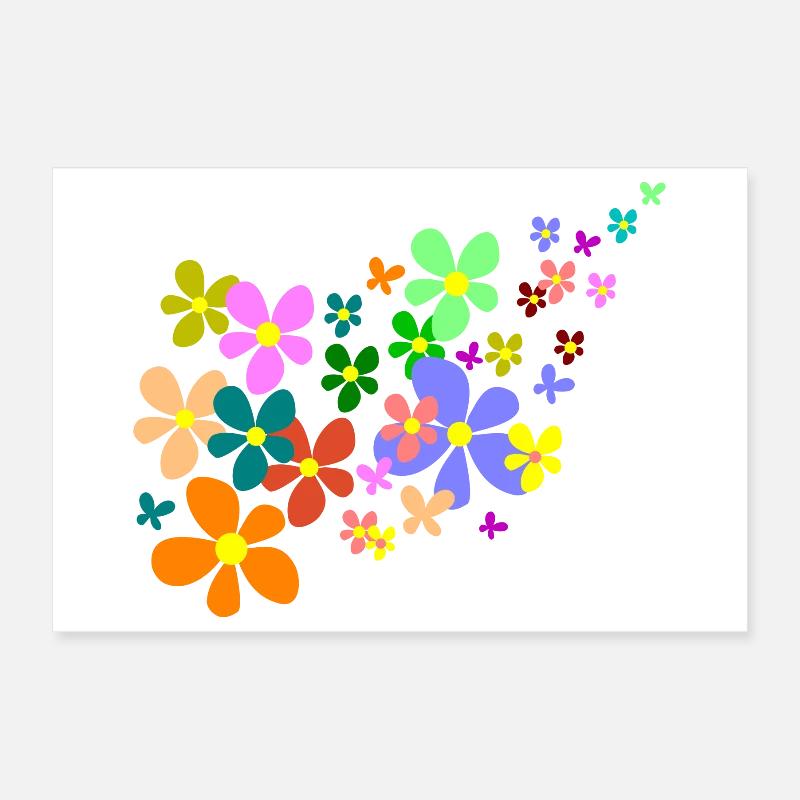 spring flowers Poster 12" x 8" (30x20 cm)