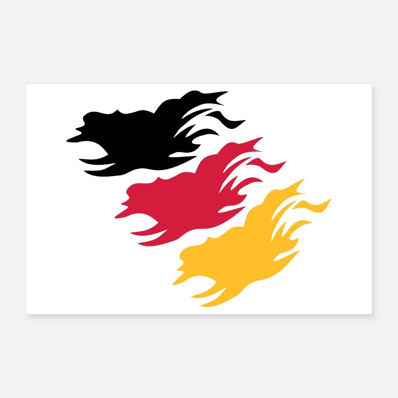 Conception Allemagne Poster 30 x 20 cm