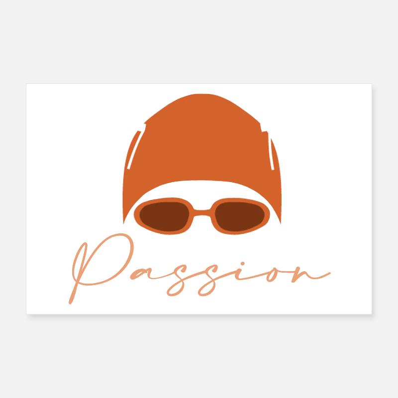 Nageur Poster 30 x 20 cm