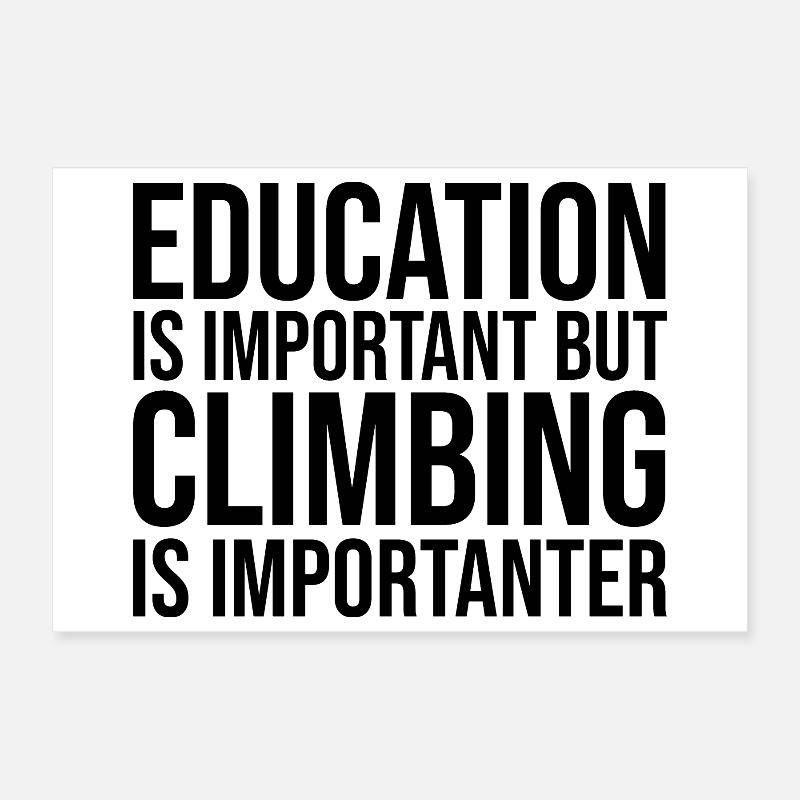 Klettern Poster 30x20 cm