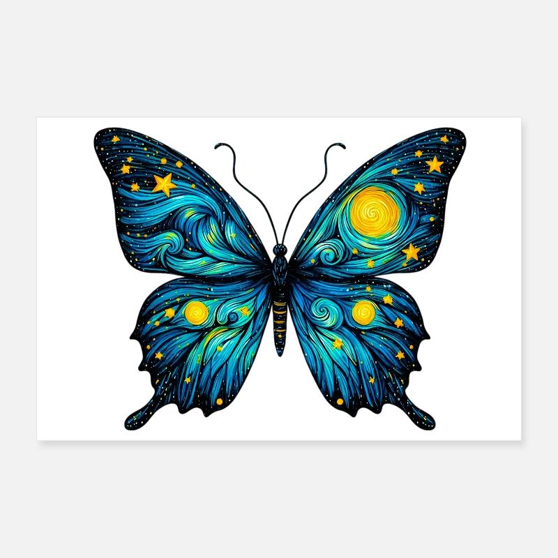 Papillon Poster 30 x 20 cm