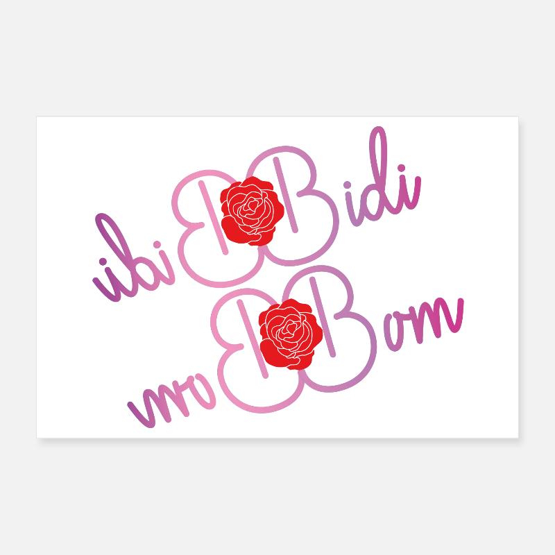 Bidi Bidi Bom Bom - Panish Dance - Spanisches Fest Poster 30x20 cm
