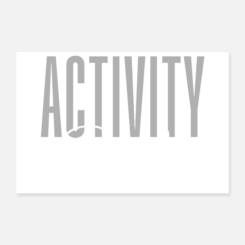 Activity Squad – Fun Group Team Event Poster 12" x 8" (30x20 cm)