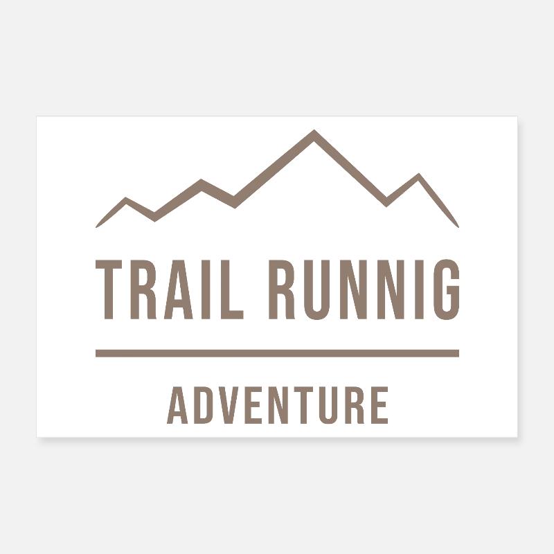 Trailrunning-Abenteuer Poster 30x20 cm