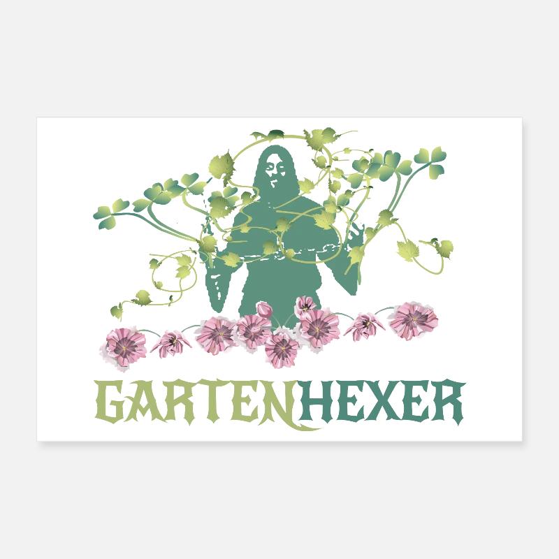 Gartenhexer Poster 30x20 cm