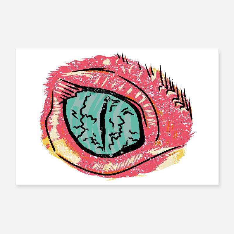 Conjonctivite dans le style pop art Poster 30 x 20 cm