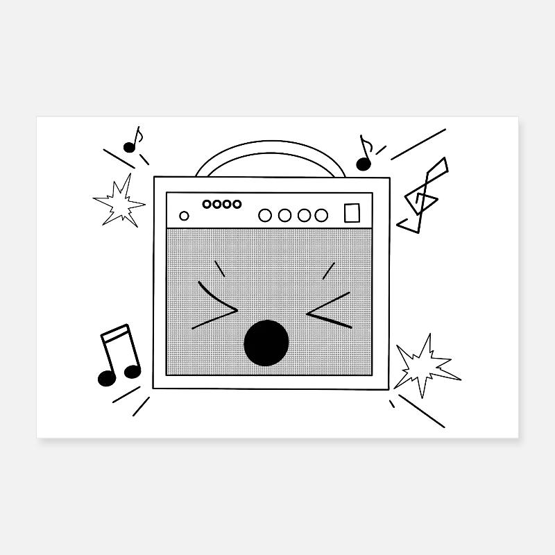 Noisy Speaker Poster 30x20 cm