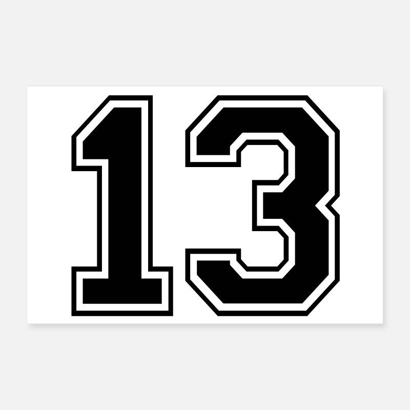 13 Poster 30 x 20 cm