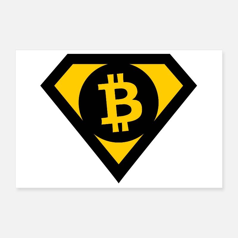 Les héros Bitcoin Poster 30 x 20 cm