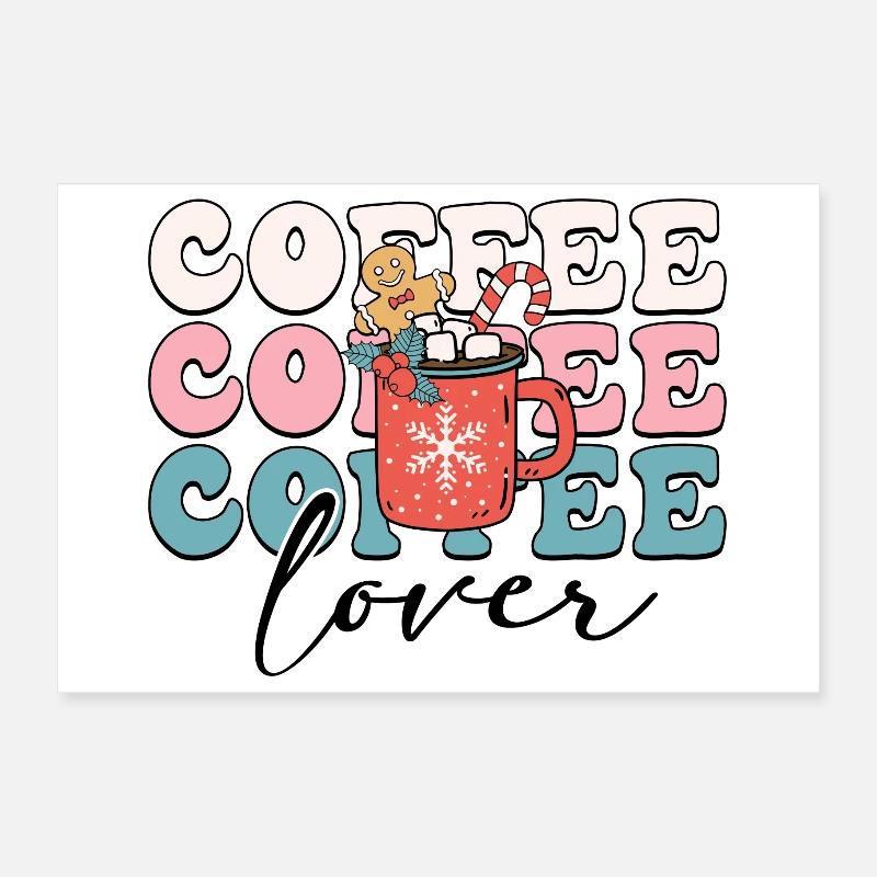 Coffee Lover Poster 12" x 8" (30x20 cm)
