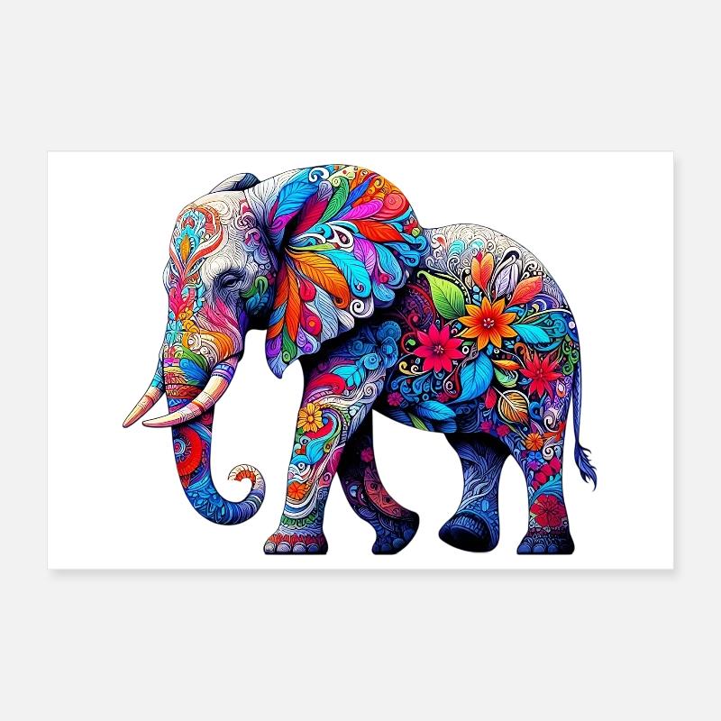Elefant Poster 30x20 cm