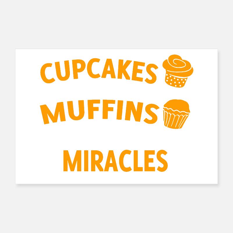 Baker Cupcakes Poster 12" x 8" (30x20 cm)