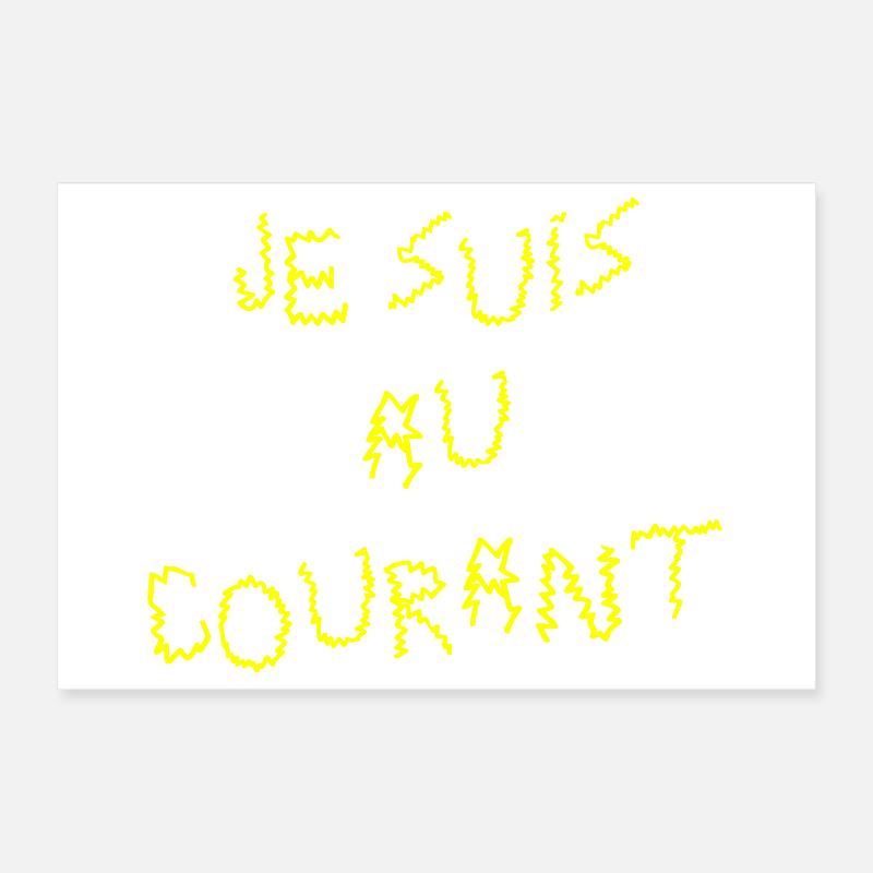 I KNOW ABOUT IT! Poster 12" x 8" (30x20 cm)