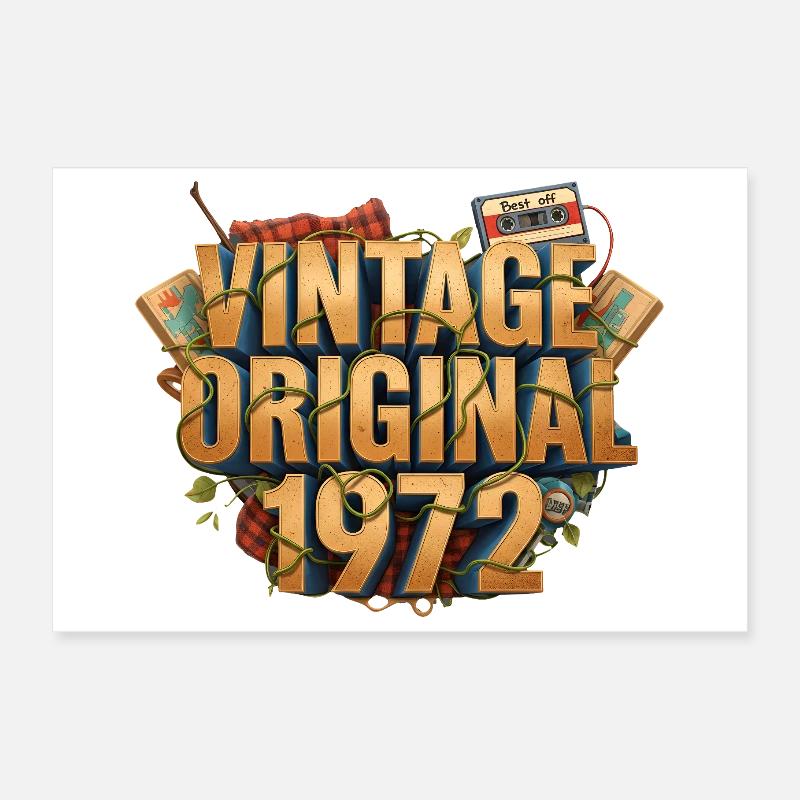 Vintage Original 1972 Poster 30 x 20 cm