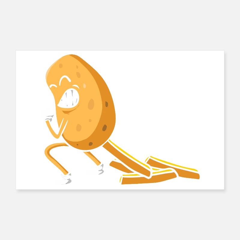 Peppy Peanut Sprint Poster 30 x 20 cm