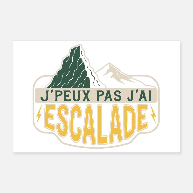 Escalade J’peux pas Poster 30 x 20 cm
