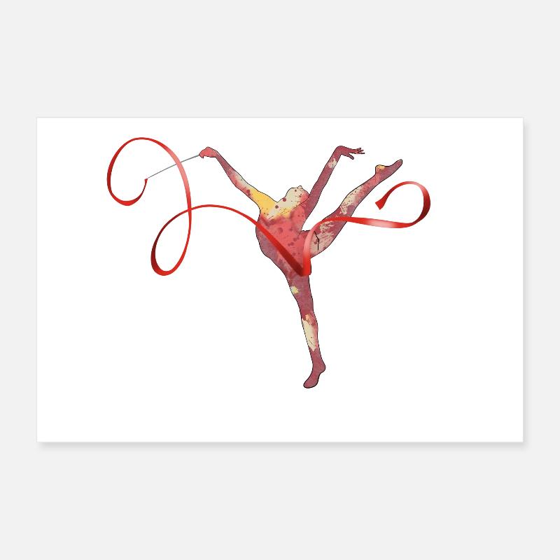 Rhythmic gymnastics Poster 30 x 20 cm