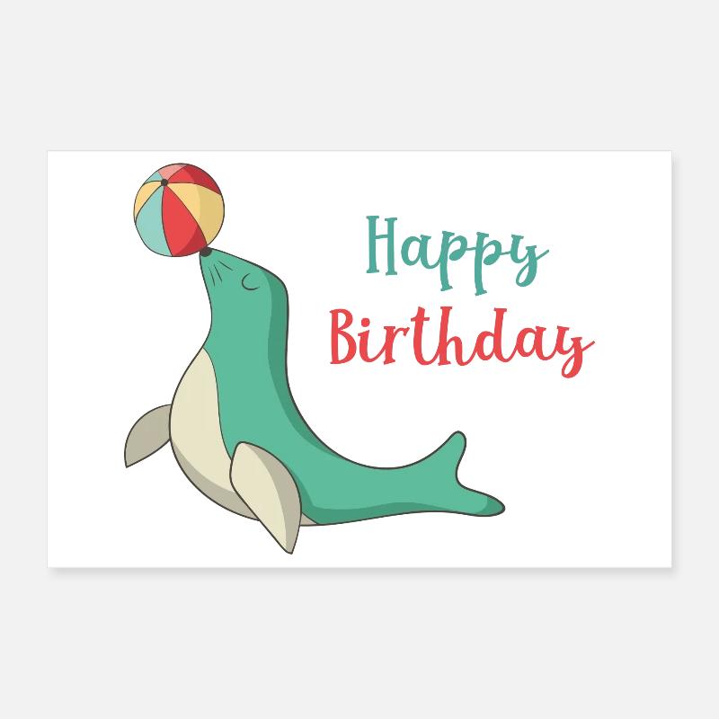 Geburtstag Poster 30x20 cm