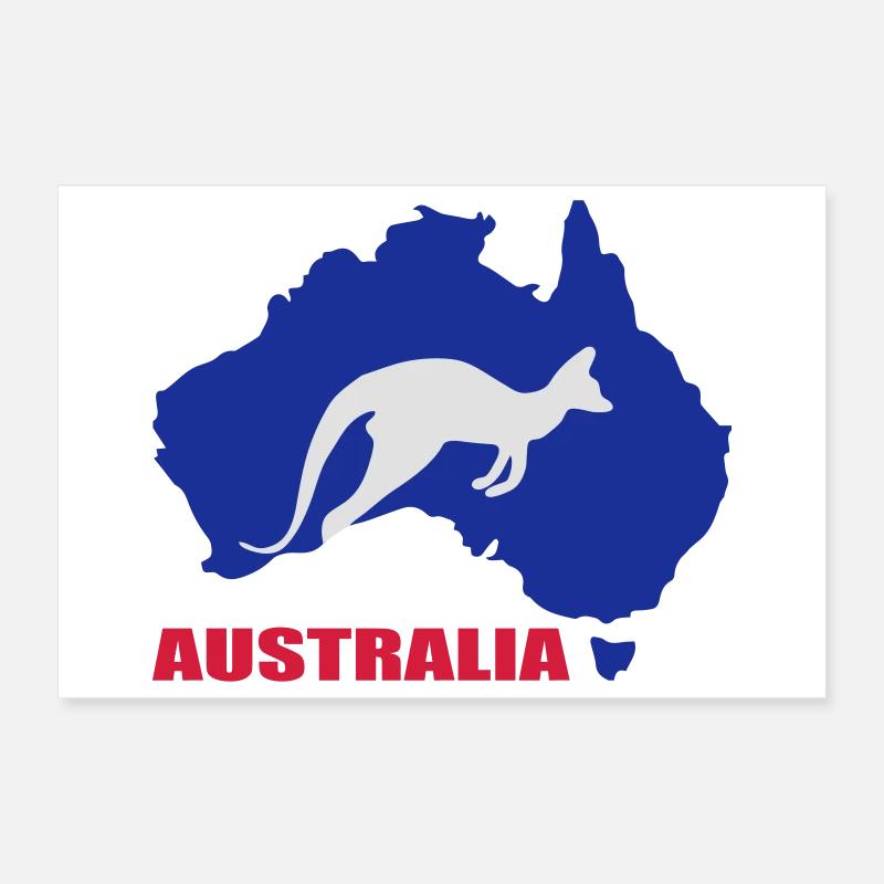 Australia Poster 30 x 20 cm