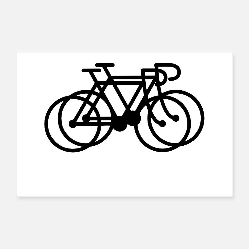 Vélos Poster 30 x 20 cm