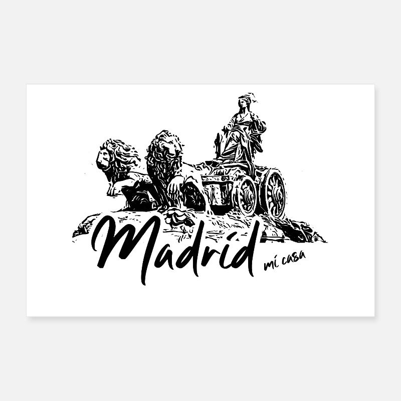 Madrid Poster 30x20 cm