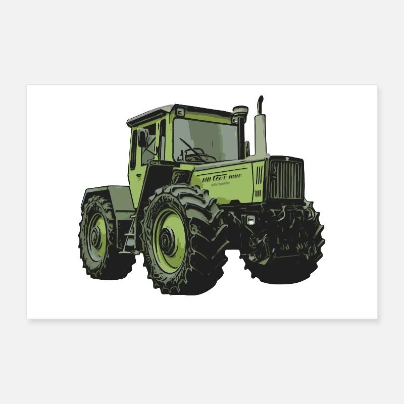 Tracteur MB trac 1800 intercooler Poster 30 x 20 cm