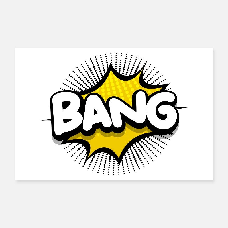 Explosion, Knall, Knall Poster 30x20 cm