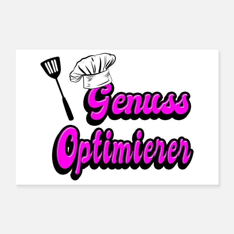 Genuss Optimierer Poster 30x20 cm