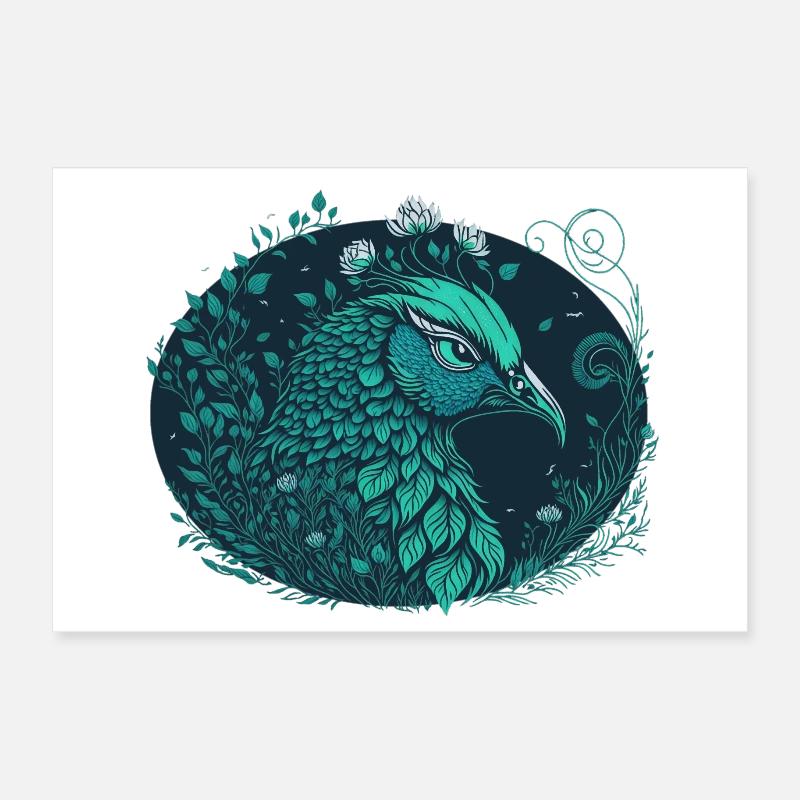 Oiseau Poster 30 x 20 cm