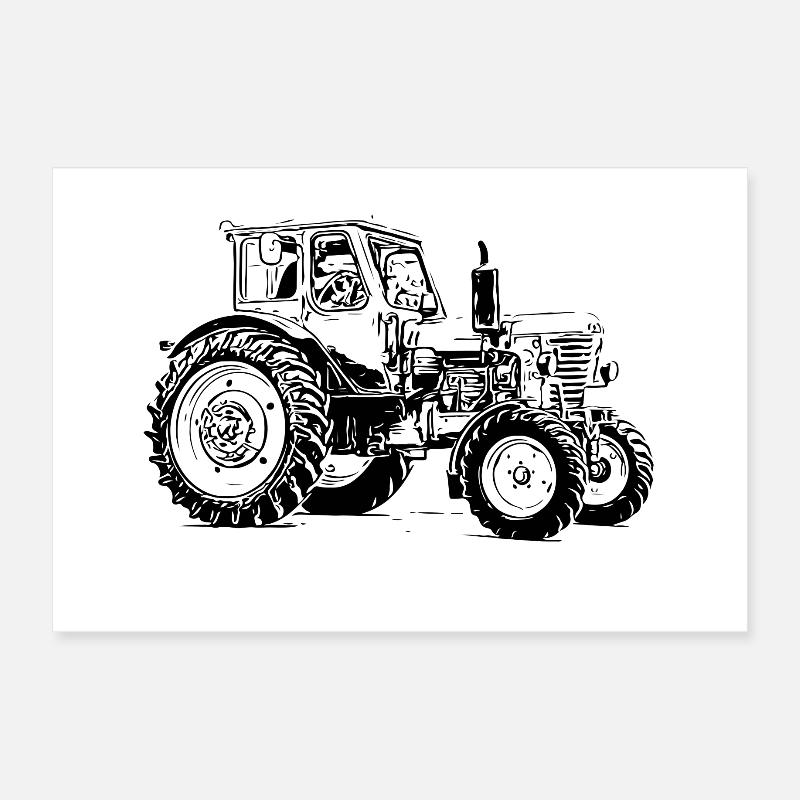 Belarus MTS 50 Poster 30x20 cm