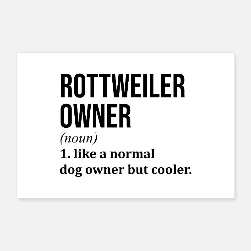 Rottweiler Poster 30 x 20 cm