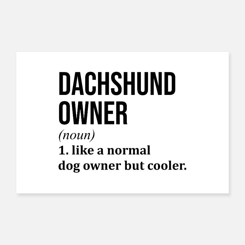 Dackel Poster 30x20 cm