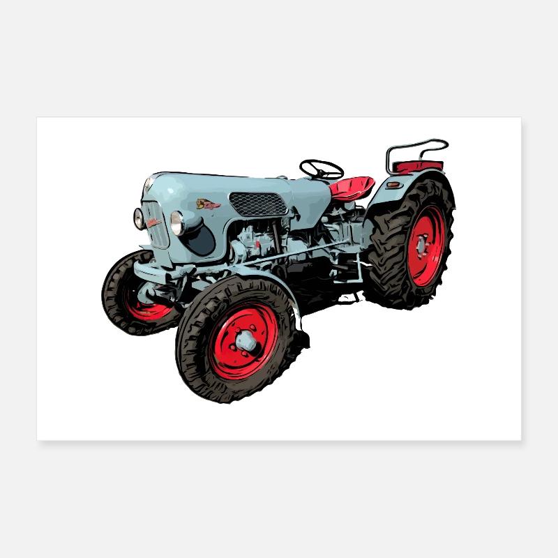 Eicher Tiger EM 235 Poster 12" x 8" (30x20 cm)