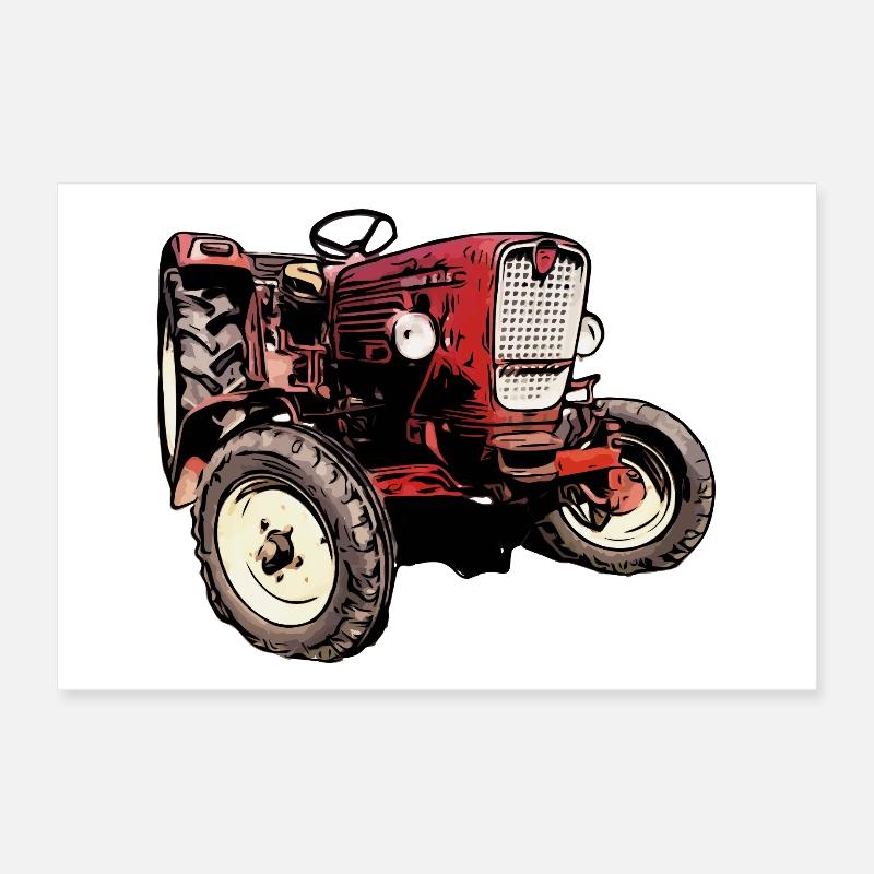 Güldner G40 Traktor Poster 30x20 cm