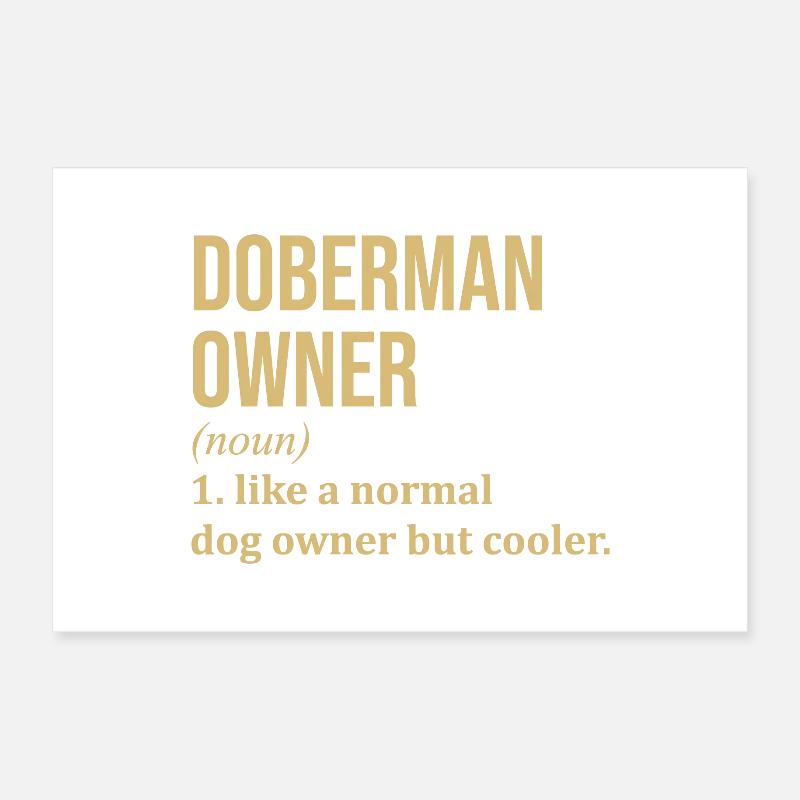 Dobermann Poster 30x20 cm
