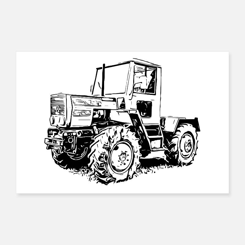 MB trac 800 Poster 30x20 cm