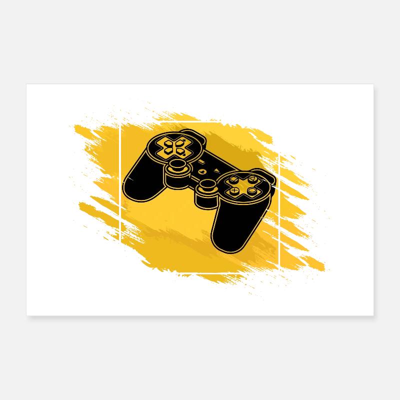 Gaming Controller Retro Poster 30x20 cm