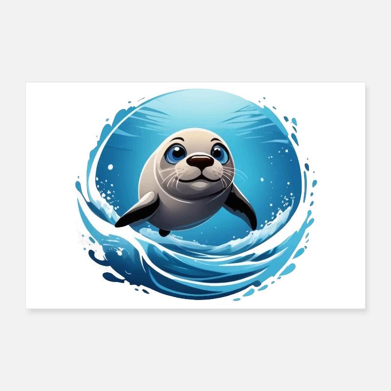 Robbe Poster 30x20 cm