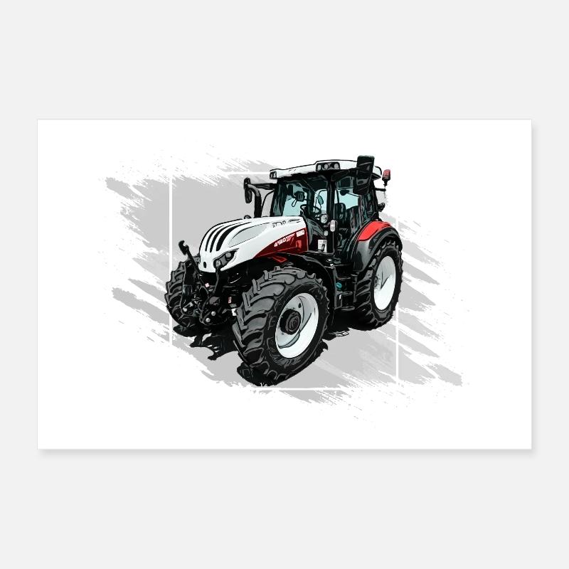 Steyr Traktor Poster 30x20 cm