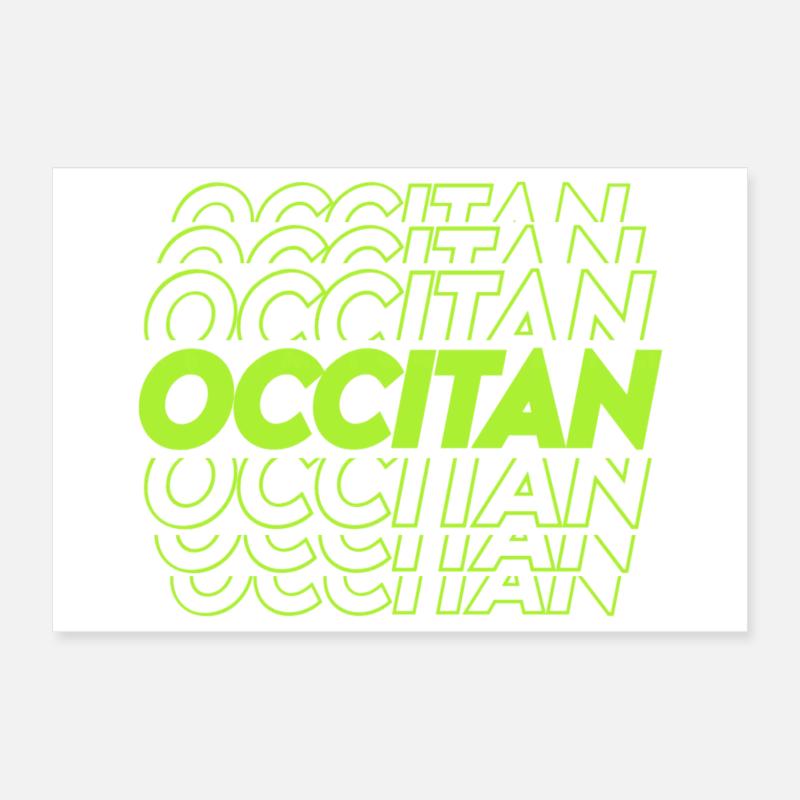 OCCITAN Poster 12" x 8" (30x20 cm)