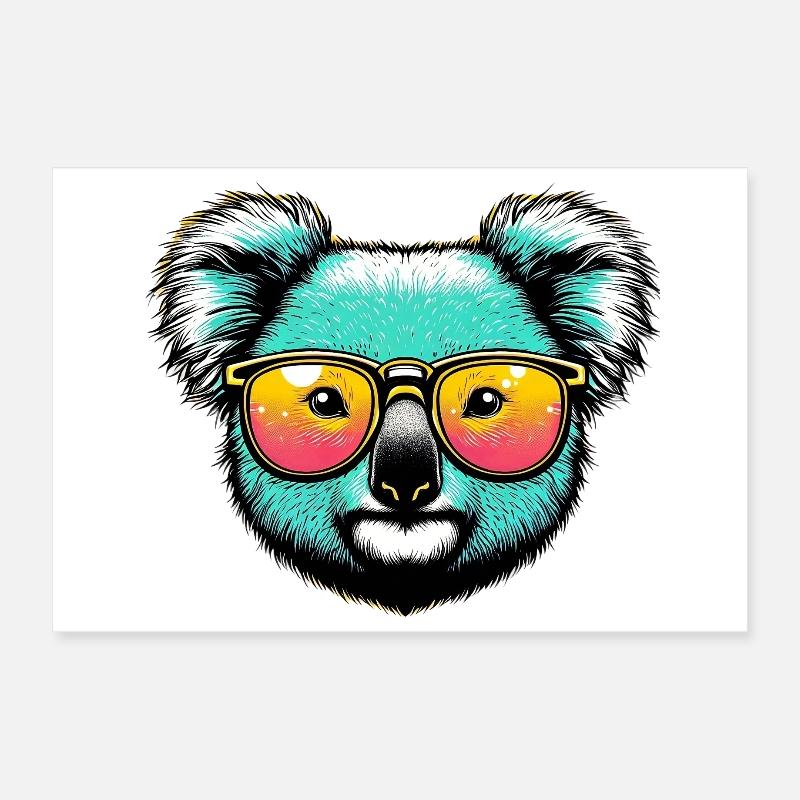 Koala Poster 12" x 8" (30x20 cm)