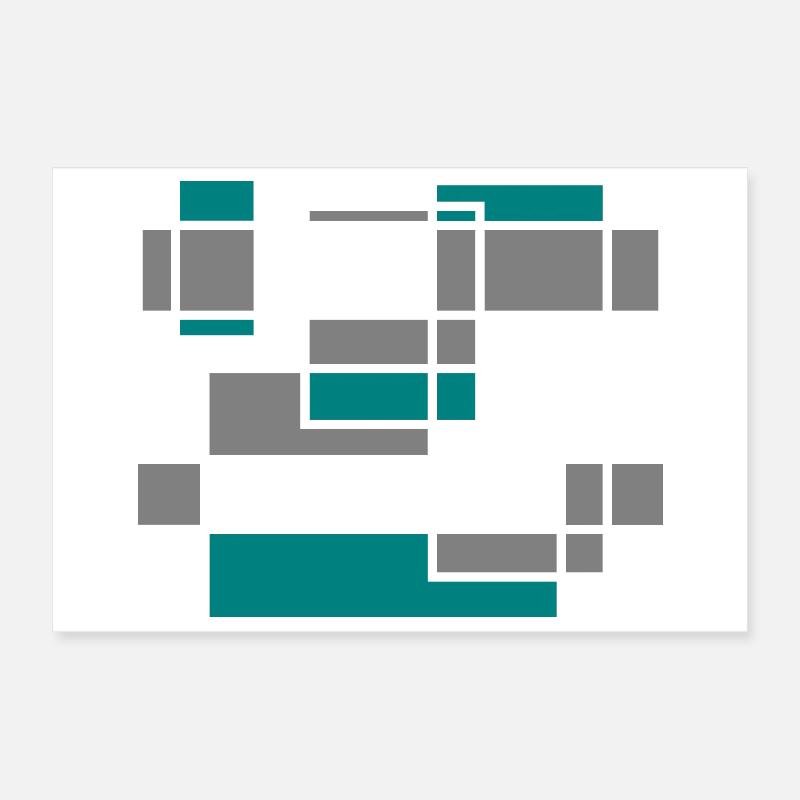 Graphic No. 2 Poster 30x20 cm